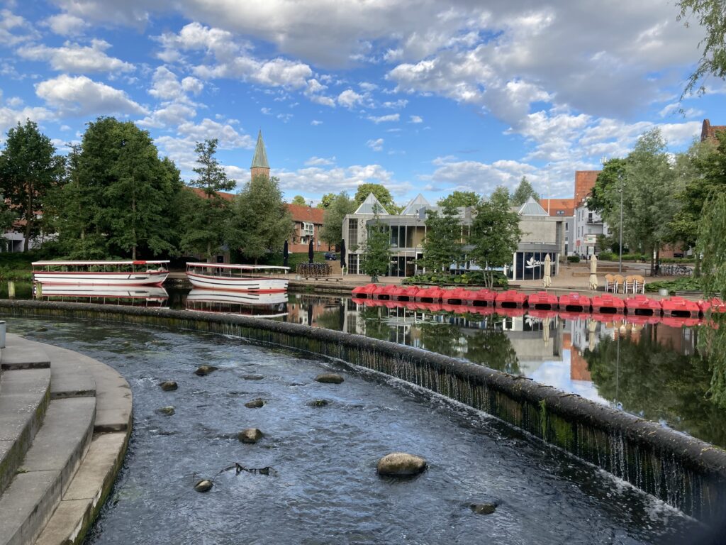 Paddle boats in Odense